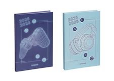 Agenda Gaming - 1 jour par page - 17,5 x 12 cm - 2 modèles au choix - Brepols
