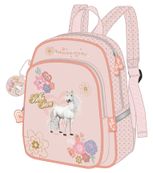 Sac à dos maternelle Bella Sara Romantic - 1 compartiment - rose poudré - Kid'Abord