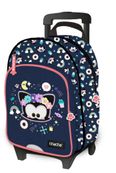 Sac à dos maternelle à roulettes Chacha Kinky - 1 compartiment - bleu - Kid'Abord
