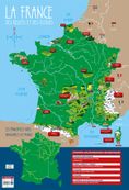 Poster pédagogique BOUCHUT "Reliefs & Fleuves de France" 52 x 76 cm