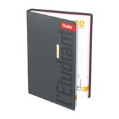 Agenda L'Étudiant Métal - 1 jour par page - 15 x 20 cm - gris - Hamelin