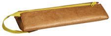 Trousse Walker Kraft - 1 compartiment - jaune fluo