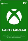 Carte dématérialisée Microsoft XBox 15€