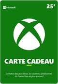 Carte dématérialisée Microsoft XBox 25€