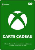 Carte dématérialisée Microsoft XBox 50€