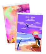 Agenda Design Reversible - 1 jour par page - 13 x 18 cm - girl - Oberthur