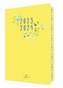Agenda à élastique Tivoli 25 - 1 semaine sur 2 pages - jaune - Oberthur
