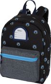 Petit Sac à dos Kickers Boy - 1 compartiment - noir et gris chine - Oberthur