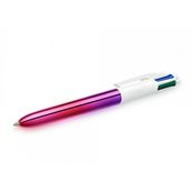 BIC 4 Couleurs Shine Gradient - Stylo à bille 4 couleurs - rose irisé