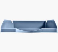 Exacompta Ecotray - Corbeille à courrier BeeBlue - pour format A4+ - bleu clair