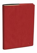 Agenda Marlow President Prestige avec répertoire - 1 semaine sur 2 pages - 21 x 27 cm - bordeaux - Quo Vadis