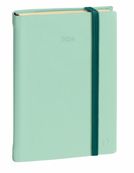 Agenda Affaires Prestige Silk - 1 semaine sur 2 pages - 10 x 15 cm - vert - Quo Vadis