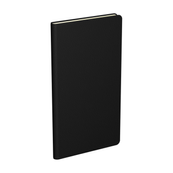 Agenda de poche Classique - 1 semaine par page - 9 x 17 cm - noir - Lecas