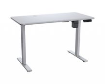Cougar ROYAL MOSSA - Bureau gaming assis/debout - réglage électrique - L120 cm - blanc