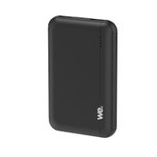 We - Powerbank / batterie de secours - 5000 mAh - 2 ports USB A - noir
