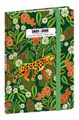 Agenda à élastique Catalina Estrada - 1 semaine sur 2 pages - 10 x 15 cm - tigre - Quo Vadis