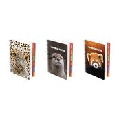 Cahier de texte à spirale Print Animaux - 17 x 22 cm - différents modèles disponibles - Hamelin