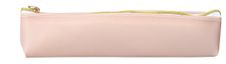 Trousse rectangulaire School Soft Touch - 1 compartiment - rose - Carpentras
