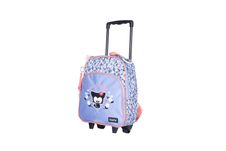 Sac à dos maternelle à roulettes Chacha Lovely - 1 compartiment - bleu lavande - Kid'Abord