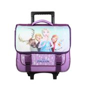 Cartable à roulettes La Reine des Neiges - 2 compartiments - violet - Bagtrotter
