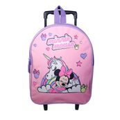 Sac maternelle à roulettes Minnie - 1 compartiment - rose - Bagtrotter