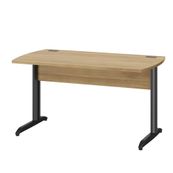 Bureau JAZZ+ - 160 cm - Pieds métal - chêne du bocage