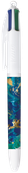 BIC 4 Couleurs - Stylo à bille 4 couleurs - 1 mm - pointe moyenne - blue liquid
