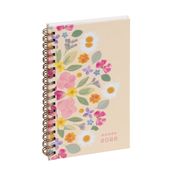 Exacompta Chemin Des Marettes Eurotime - Agenda 2025 - semainier - reliure à anneaux métalliques - 16 W Pocket - 90 x 160 mm - papier ivoire - couverture ivoire - carton rigide