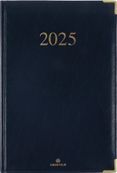 Agenda Kiev - 1 semaine sur 2 pages - 17 x 24,5 cm - bleu marine - Oberthur