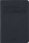 Agenda Colornote - 1 semaine sur 2 pages - 10 x 15 cm - noir - Oberthur