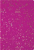 Agenda Céleste - 1 semaine sur 2 pages - 17 x 24,5 cm - fuchsia - Oberthur