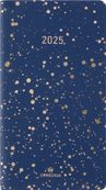 Agenda de poche Céleste - 1 semaine sur 2 pages - 9,5 x 17 cm - bleu marine - Oberthur
