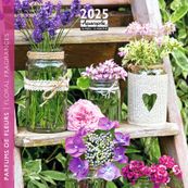 Calendrier mensuel 30x30 cm - 16 mois - Parfum de fleurs