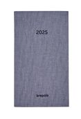 Agenda de poche Notavision Dubletta - 1 semaine sur 2 pages - 9 x 16 cm - gris - Brepols