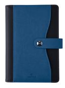 Agenda à spirale Davos - 1 semaine sur 2 pages - 17 x 24,5 cm - bleu - Oberthur