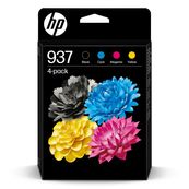 HP 937 - Pack de 4 - noir, jaune, cyan, magenta - original - cartouche d'encre