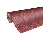 Rouleau papier cadeau kraft 0,7 x 50 m 65g imprimé confettis - Viquel