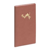 Agenda de poche Elise - 1 semaine sur 2 pages - 9 x 17,5 cm - terracotta - Exacompta