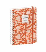 CARNET DE CUISINE FR Carnets thématiques - Fleurs - 15x21 cm - avec élastique - Quo Vadis