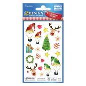 Avery - 21 stickers en sachet - 160x83x1 -  magie de noël