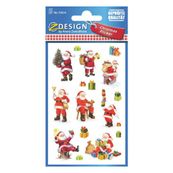 Avery - 16 stickers en sachet - 160x83x1 - père noël et les cadeaux