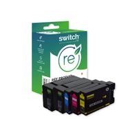 Cartouche remanufacturée Canon 2500XL - Pack de 4 - Noir, Cyan, Magenta, Jaune - SWITCH RE