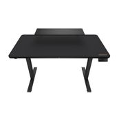 Bureau Cougar E-Star 120 - Bureau gaming assis/debout - réglage électrique - L120 cm - noir