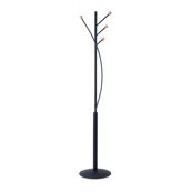 MAULaura - Porte-manteau sur pied - 4 patères - noir