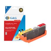Cartouche compatible Canon CLI-571XL - jaune - G&G