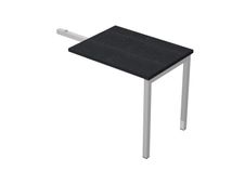 Retour direct pour Bureau Trend pieds métal arche - L140 - plateau imitation frêne noir