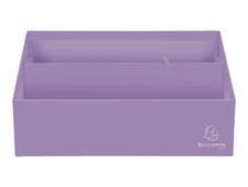 Exacompta Aquarel - Trieur vertical / porte-lettres - 3 compartiments - mauve