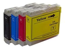 Cartouche compatible Brother LC985 - pack de 4 - noir, jaune, cyan, magenta - Switch 