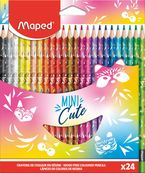 Maped Mini Cute - 24 Crayons de couleur