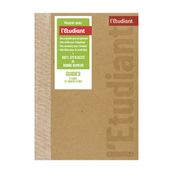 Agenda L'Étudiant Ecoresponsable - 1 jour par page - 15 x 20 cm - couverture kraft - Hamelin